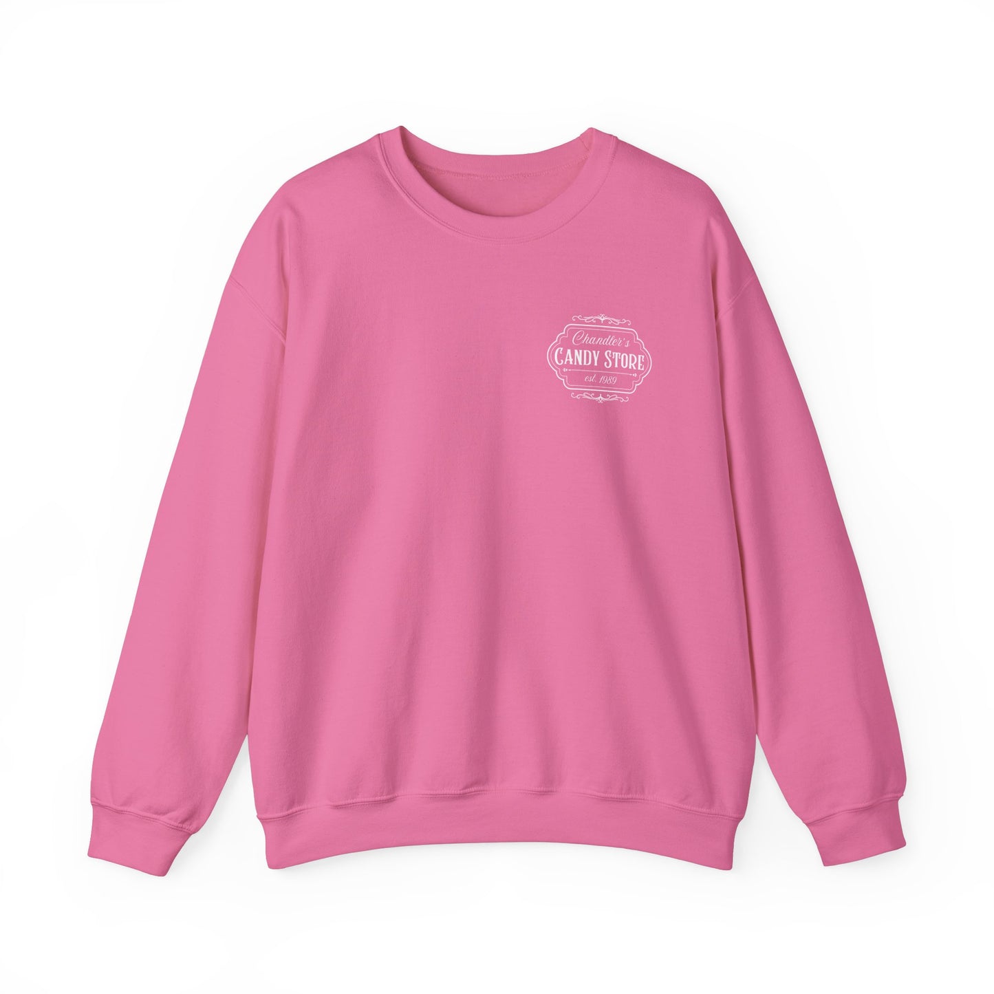 Chandler's Candy Store Heathers Unisex Heavy Blend Crewneck Sweatshirt