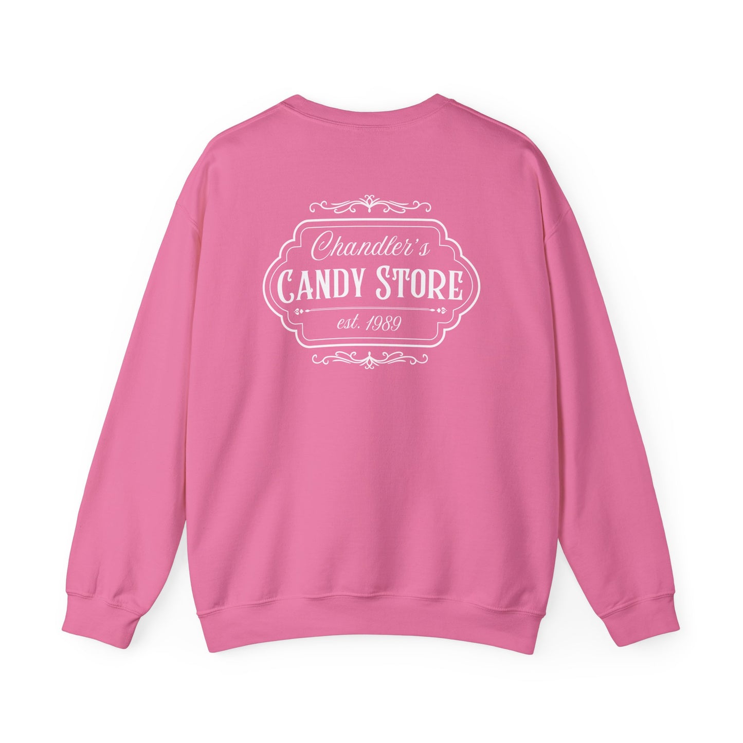 Chandler's Candy Store Heathers Unisex Heavy Blend Crewneck Sweatshirt