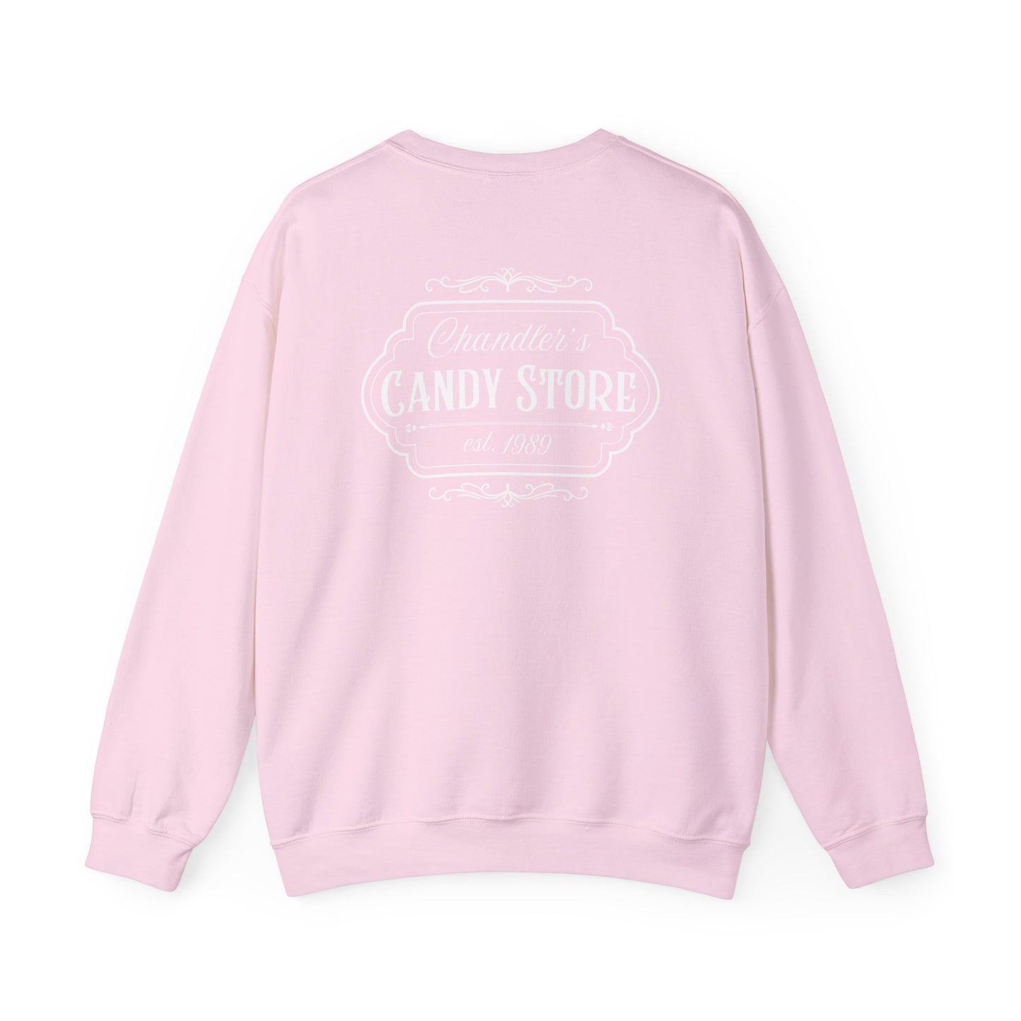 Chandler's Candy Store Heathers Unisex Heavy Blend Crewneck Sweatshirt