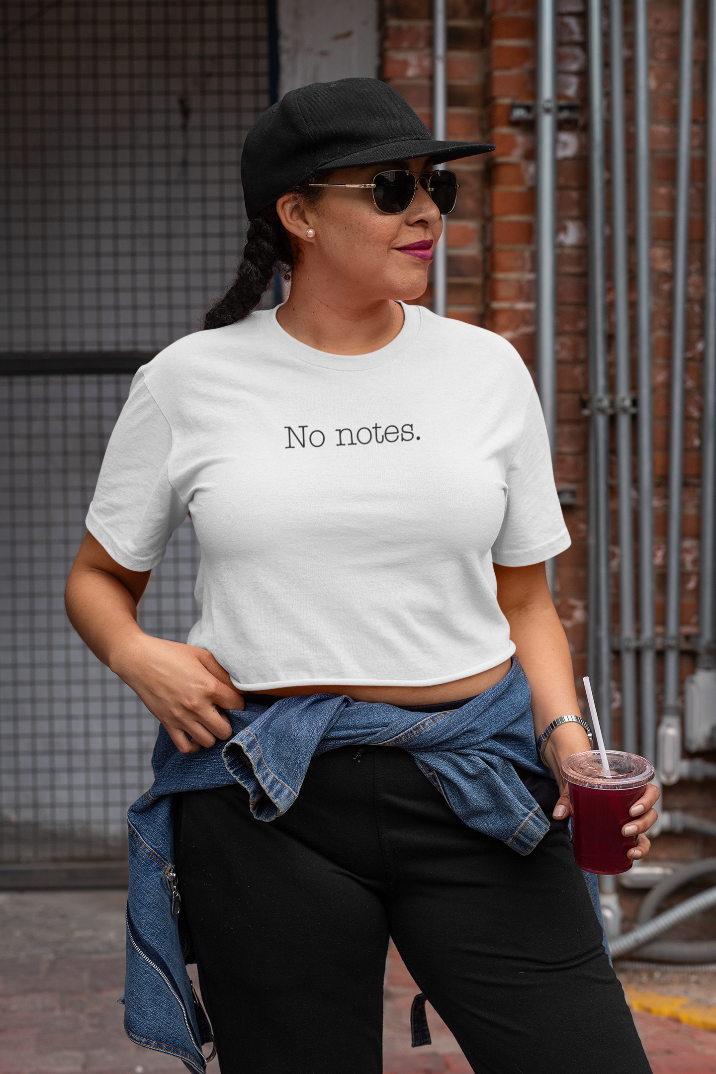 No Notes Crop Top for Actors, Dancers, Singers, Directors, Choreographers, Technicians